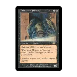 WOTC MtG Legions Drinker of Sorrow (R) EX - Image 1
