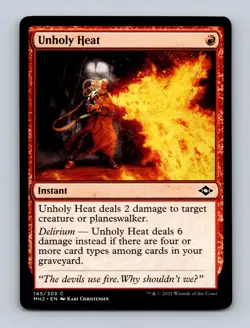 Unholy Heat Modern Horizons 2 Non-Foil MTG NM - Image 1
