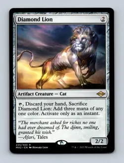 Diamond Lion Modern Horizons 2 Non-Foil MTG NM - Image 1