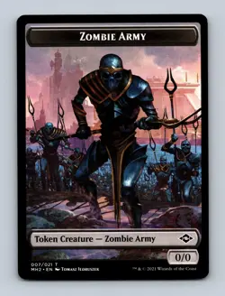 Zombie Army Token Modern Horizons 2 Non-Foil MTG NM - Image 1
