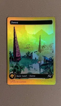 Forest (0516) (First-Place Foil) MTG: Aetherdrift Foil NM - Image 1