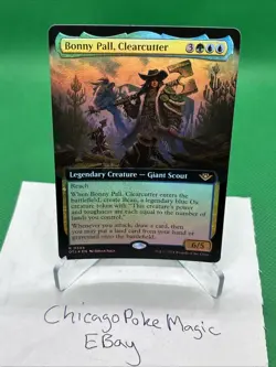 MTG TCG - Bonny Pall, Clearcutter (Extended Art) 349 OTJ - NM Foil - Image 1
