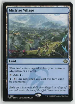 Mistrise Village Lightly Played 261 Tarkir: Dragonstorm Magic: The Gathering - Image 1