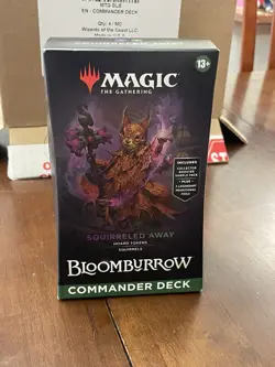 Bloomburrow Commander Deck - SQUIRRELED AWAY MTG Brand New Sealed - Image 1