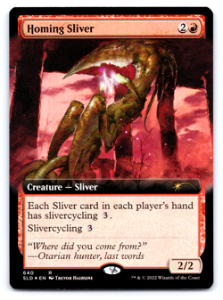 Homing Sliver (Extended Art) FOIL - Secret Lair MTG - Image 1
