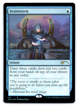 Brainstorm (174) FOIL - Secret Lair MTG - Image 1