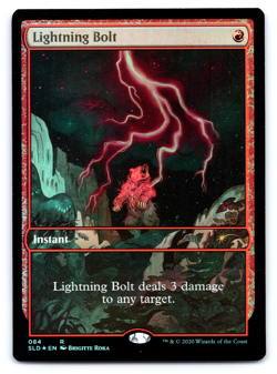 Lightning Bolt (084) FOIL - Secret Lair MTG - Image 1