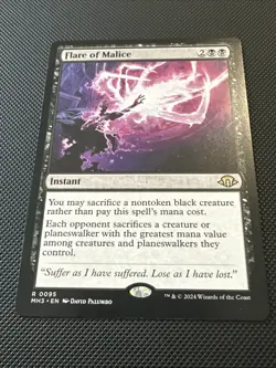 Magic The Gathering MTG - Flare of Malice - Modern Horizons 3 - Image 2