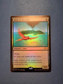 Birds of Paradise Dominaria Remastered Foil NM Magic MTG - Image 1