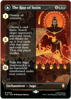 The Rise of Sozin (Borderless) 0356 Avatar: The Last Airbender TLA - MTG LP/NM - Image 1