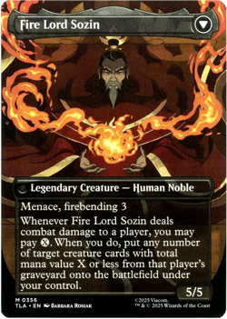 The Rise of Sozin (Borderless) 0356 Avatar: The Last Airbender TLA - MTG LP/NM - Image 2