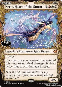 Neriv, Heart of the Storm (Showcase) EN [TDM - 314] - NM [Foil] TCG MTG - Image 1