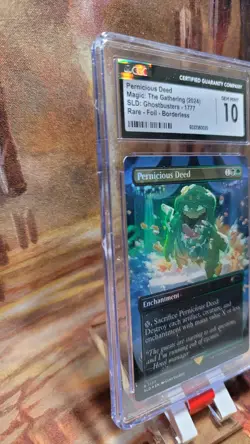 Pernicious Deep Foil MTG Secret Lair Drop Ghostbusters CGC 10 Gem Mint - Image 3