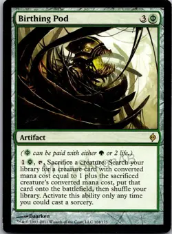 MTG SkeenAB Birthing Pod from New Phyrexia. MP. - Image 1
