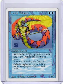 MTG - Lord of Atlantis - Revised Edition - NM - 1994 Magic The Gathering - Image 1