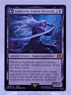 Sephiroth, Fabled SOLDIER MTG Final Fantasy Non-foil NM K493 - Image 1