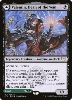 Valentin, Dean of the Vein // Lisette, Dean of the Root (FOIL) x1 - MTG STX #161 - Image 1