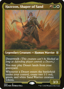 Hazezon, Shaper of Sand (REGULAR) x1 - MTG Dominaria United Commander DMC #54 - Image 1