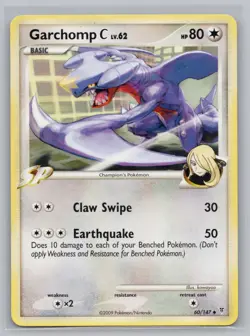 Garchomp C 60/147 Uncommon Supreme Victors Pokemon NM/M - Image 1