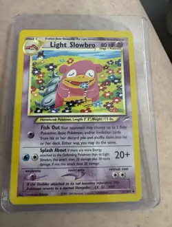 The Pokemon Company Pokemon TCG Neo Destiny Light Slowbro 51/105 Regular Unc - Image 1