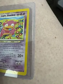 The Pokemon Company Pokemon TCG Neo Destiny Light Slowbro 51/105 Regular Unc - Image 3