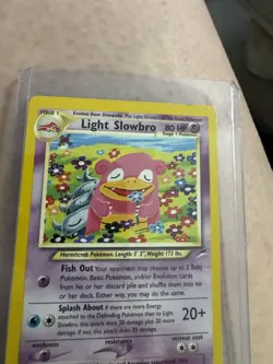 The Pokemon Company Pokemon TCG Neo Destiny Light Slowbro 51/105 Regular Unc - Image 4