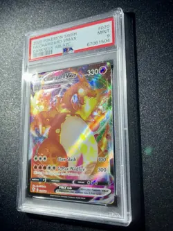 Pokemon SWSH Charizard VMAX Full Art-2020 Darkness Ablaze #020/189-PSA 9 Mint!! - Image 3