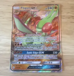 Pokemon TCG Flygon GX 110/236 SM-Cosmic Eclipse Holo Ultra Rare - Image 1
