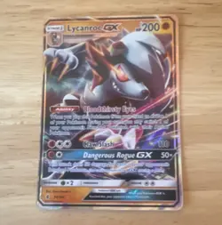 Pokemon TCG Lycanroc GX 74/145 SM-Guardians Rising Holo English 200 HP - Image 1