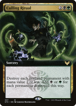 Culling Ritual (FOIL) x1 - MTG Strixhaven: School of Mages STX #337 - Image 1