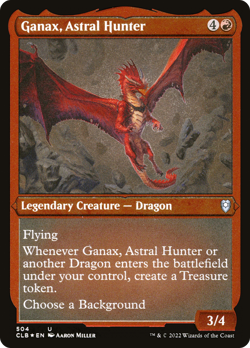 Ganax, Astral Hunter (REGULAR) x1 - MTG CLB #504 - Image 1