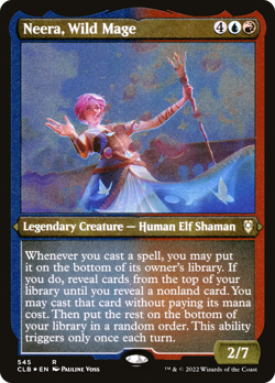 Neera, Wild Mage (REGULAR) x1 - MTG CLB #545 - Image 1