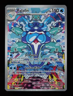 Palafin 200/197 Illustration Rare Obsidian Flames Pokemon Cards - Image 1