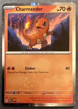 Charmander 047 SV Black Star Promo Cosmos Holo Pokemon Scarlet & Violet - Image 1