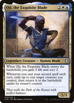 Oji, the Exquisite Blade (FOIL) x1 - MTG CLB #290 - Image 1