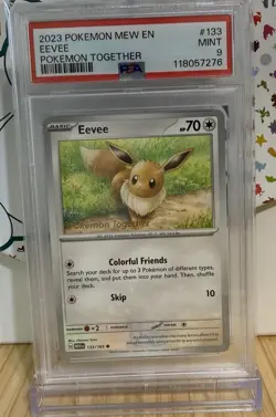 Pokemon Together Stamped Promo Lot - Sequential PSA 9s - Pikachu 25 & Eevee 133 - Image 4