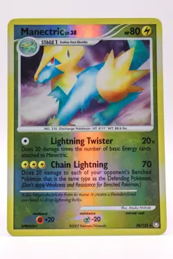 Pokemon Card Manectric REVERSE HOLO Rare Mysterious Treasures 28/123 - Image 1
