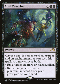 Soul Transfer (FOIL) x1 - MTG Kamigawa: Neon Dynasty NEO #122 - Image 1