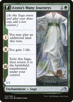 Azusa's Many Journeys // Likeness of the Seeker (FOIL) x1 - MTG NEO #172 - Image 1