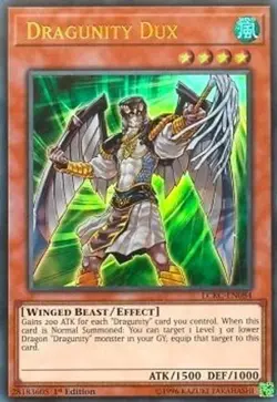 Yugioh - Dragunity Dux (Ultra Rare) (1st Edition) - LCKC-EN084 (P) - Image 1