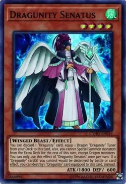 Dragunity Senatus - CYHO-EN016 - Super Rare - Unlimited Edition - Lightly Played - Image 1