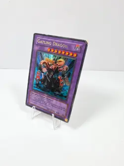 Yu-Gi-Oh! TCG Ultra Rare 1st Edition Gatling Dragon FET-EN035 Heavily Played - Image 2