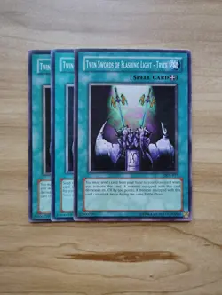 Yu-Gi-Oh - Twin Swords Of Flashing Light Tryce 3X - Full Playset - Image 1
