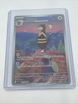 Watchdog Illustration Rare 153/086 SV10.5 Pokemon White Flare Pokemon TCG NM - Image 1