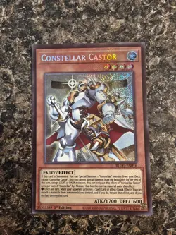 Yugioh Constellar Castor - BLGG-EN016 - Secret Rare - NM - Image 1