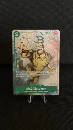 Mr.3(Galdino) Alternate Art AR ST30-014 C Starter Deck (Luffy & Ace) - ONE PIECE - Image 1