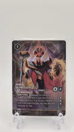 Jafar High Sultan of Lorcana 33/P2 Enchanted Store Championship Promo LP Disney - Image 1