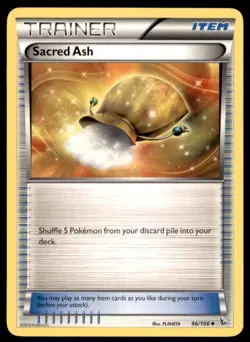 2014 Pokemon XY Flashfire Sacred Ash English #96 - Image 1