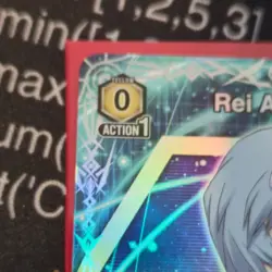 UNION ARENA Evangelion UA44ST/EVA-1-110 R ☆ Rei Ayanami - Image 2