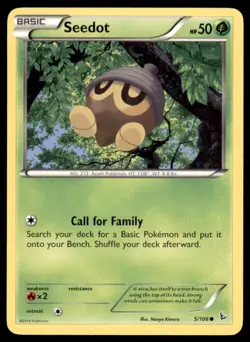 2014 Pokemon XY Flashfire Seedot English #5 - Image 1